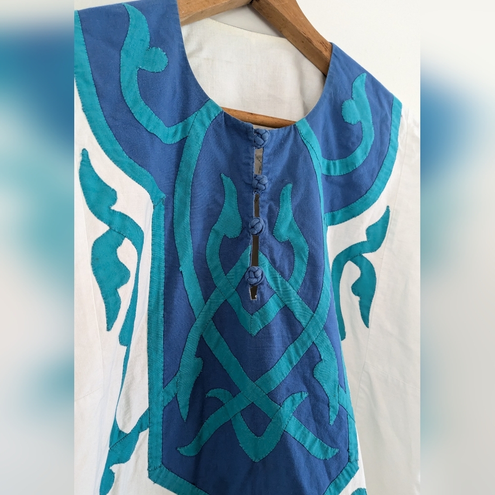 OOAK Vintage Handmade Embroidered Tunic - Picture 12 of 13